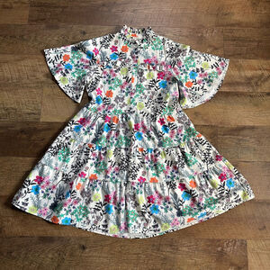 Women's Sunday Up Floral Print Tiered Dress Size S